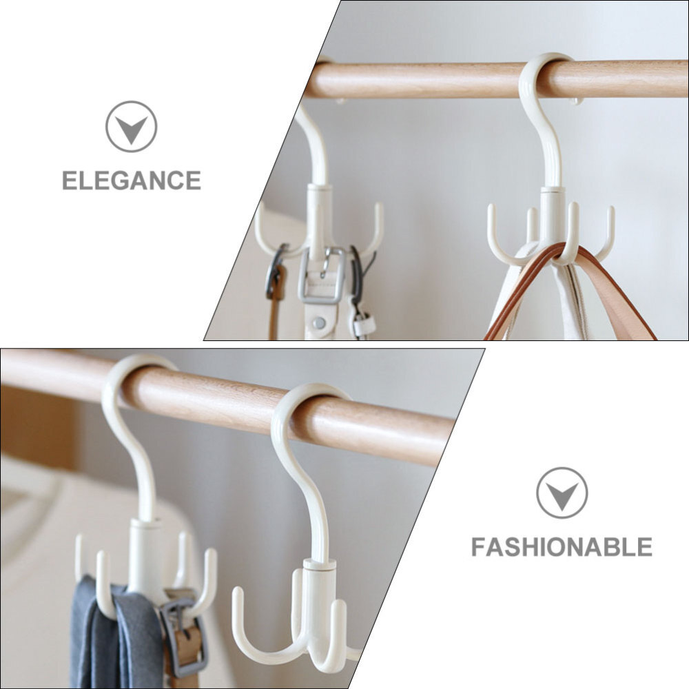 2 Pcs Purse Hook Hanger Hanging Organizer For Closet Multifunction No Punching