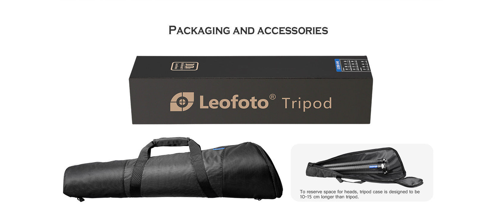 Leofoto Tripod w/100mm Bowl+Platform |Outdoor Shooting w/ Head- LM-403CX+LH-55LR