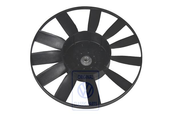 Genuine Volkswagen Fan Wheel With V-Belt Pulley NOS Golf Jetta 1H0959465C