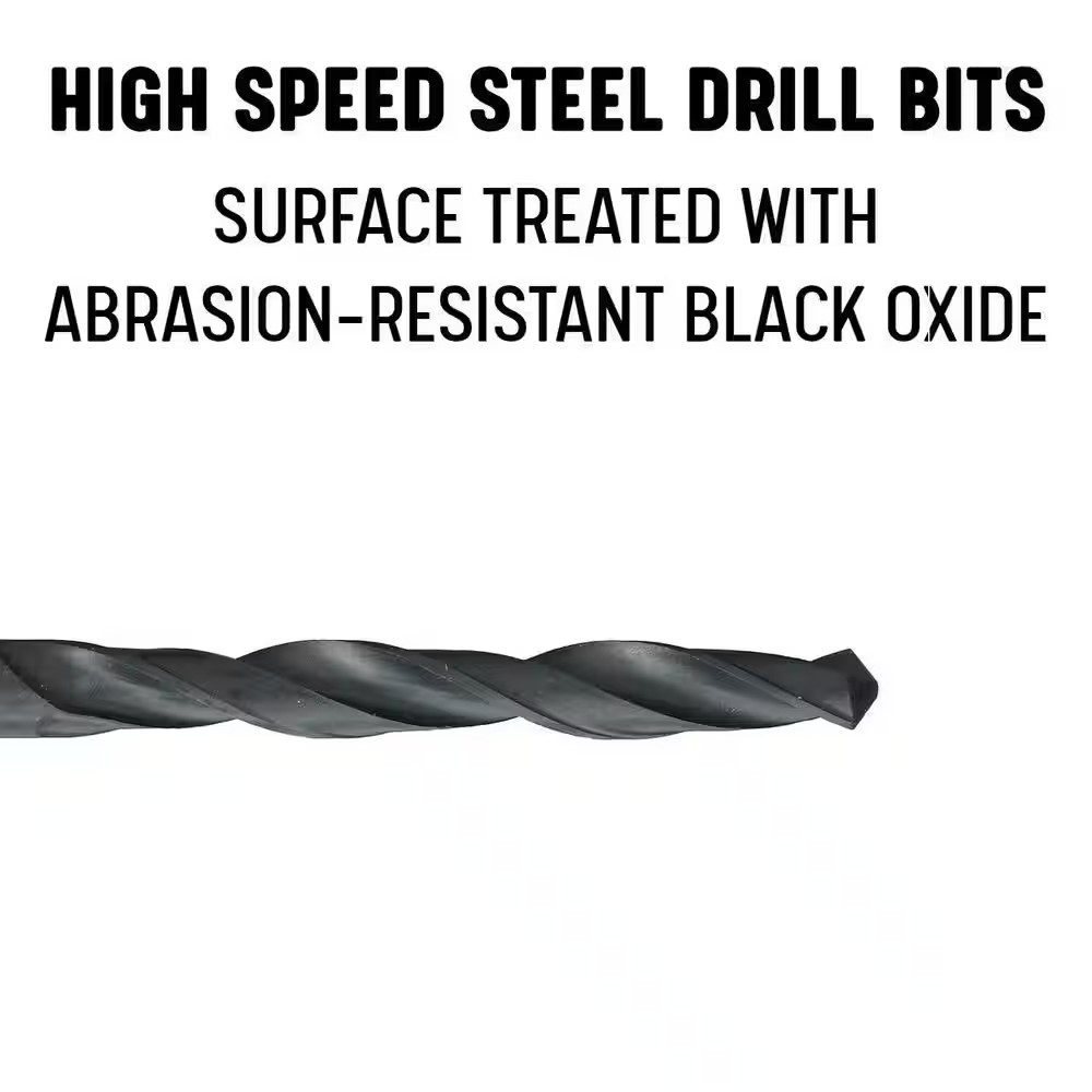 3/4 In. Carbon Steel NPT Pipe Tap and 59/64 In. High Speed Steel Drill Bit Set (