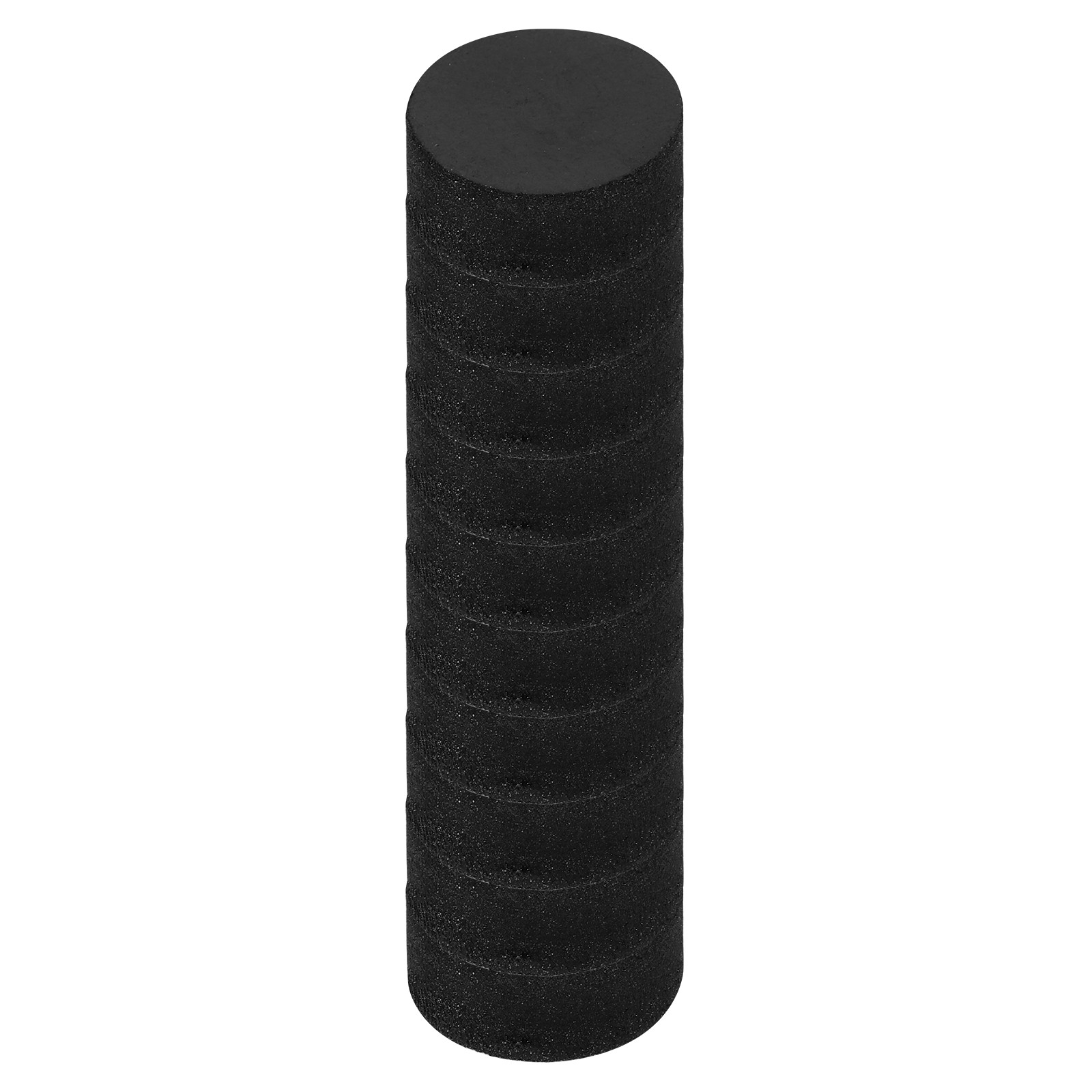 10Pcs Non Slip Furniture Pads, 15x6mm Round Rubber Furniture Grippers, Black