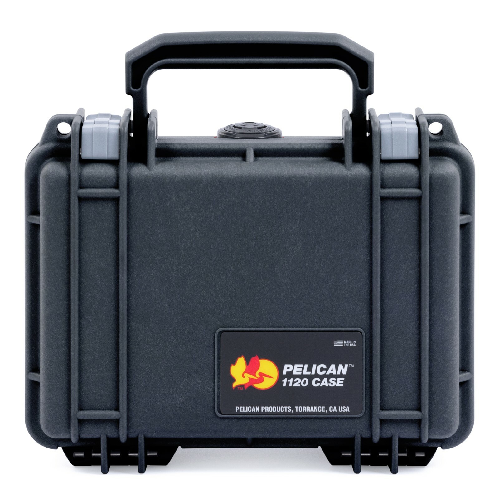 Black & Silver Pelican 1120 case. With Foam