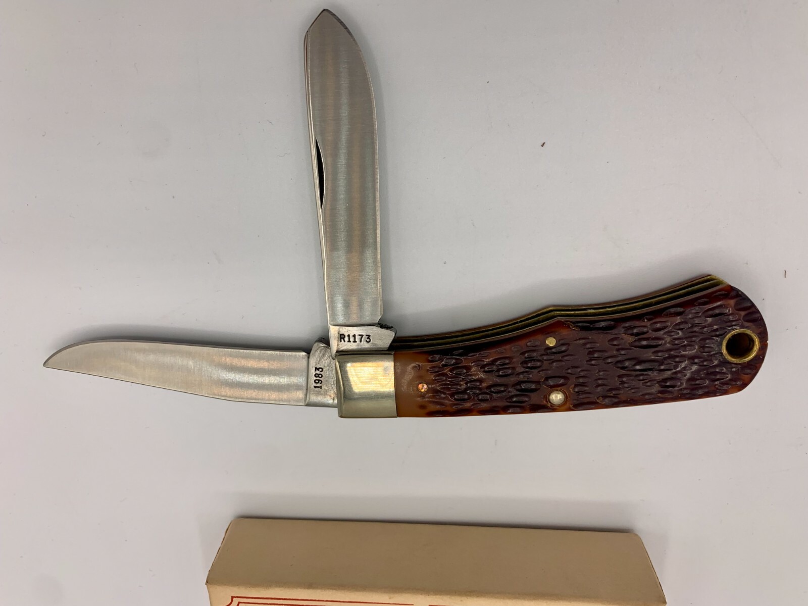 VINTAGE REMINGTON UMC USA / R1173 / "BABY BULLET KNIFE"-W/ORIGINAL BOX KNIFE#16