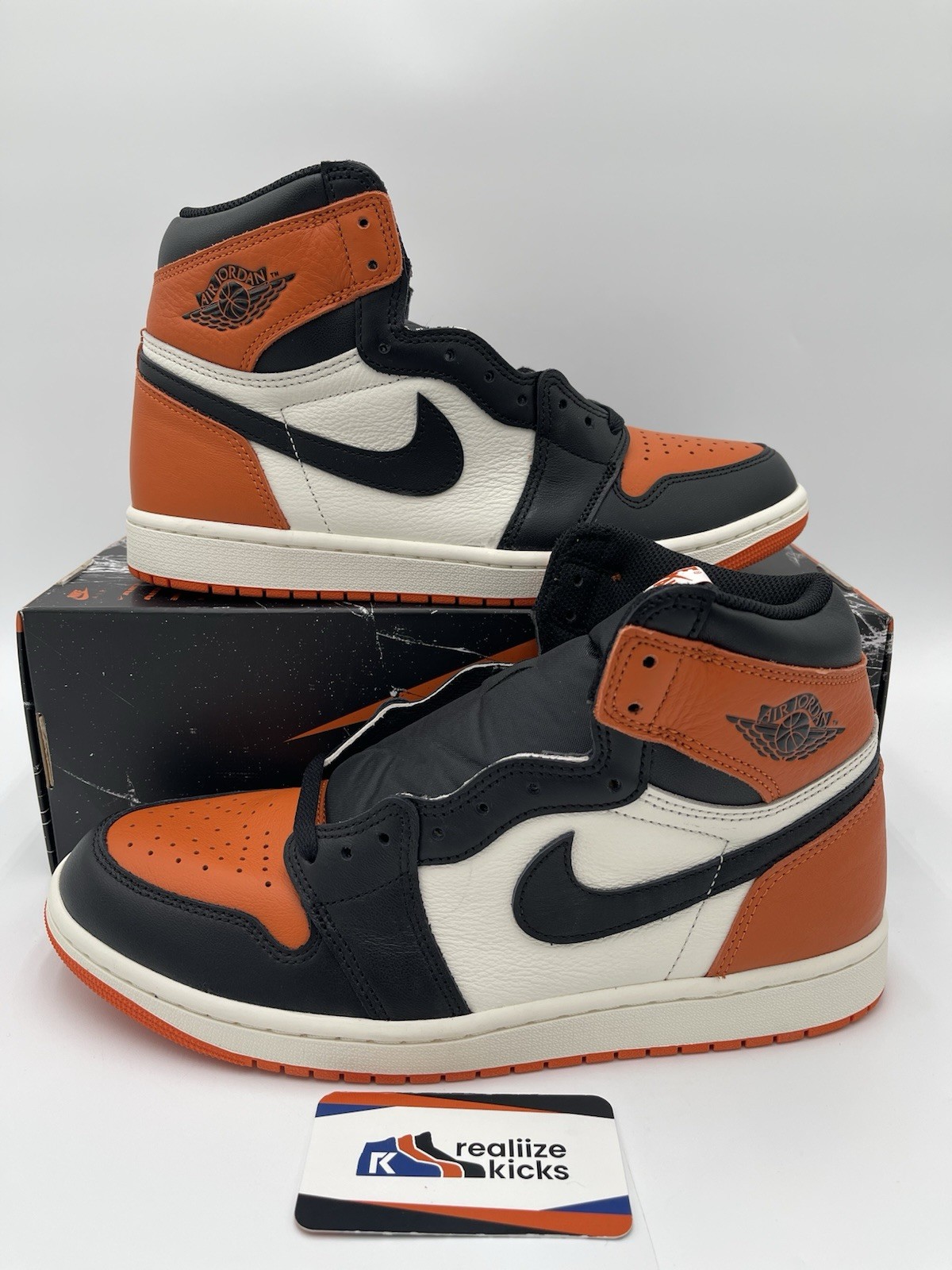 Mens Size 10.5 Nike Air Jordan 1 Retro High OG Shattered Backboard (DZ5485-008)