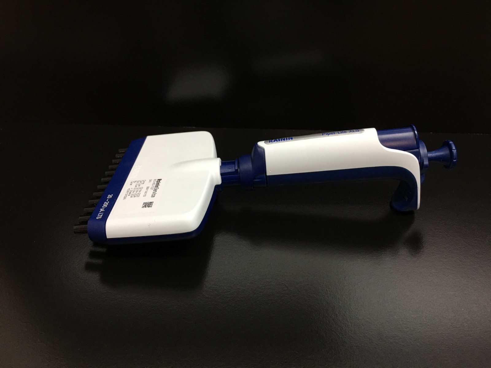Rainin Pipet-Lite L-200 XLS 20-200uL LTS 12 Channel Manual Pipette with WARRANTY