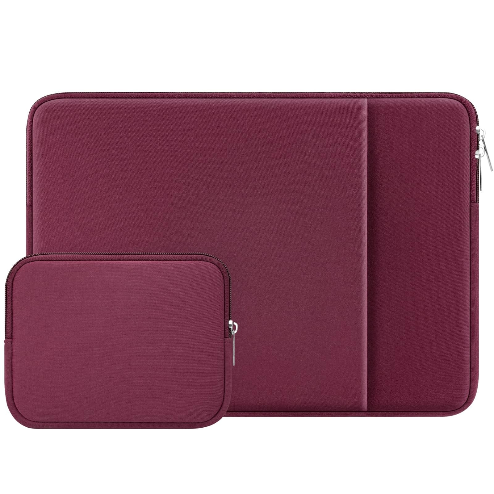 RAINYEAR 15 Inch Laptop Sleeve Protective Case Soft Cover Computer Bag with F...