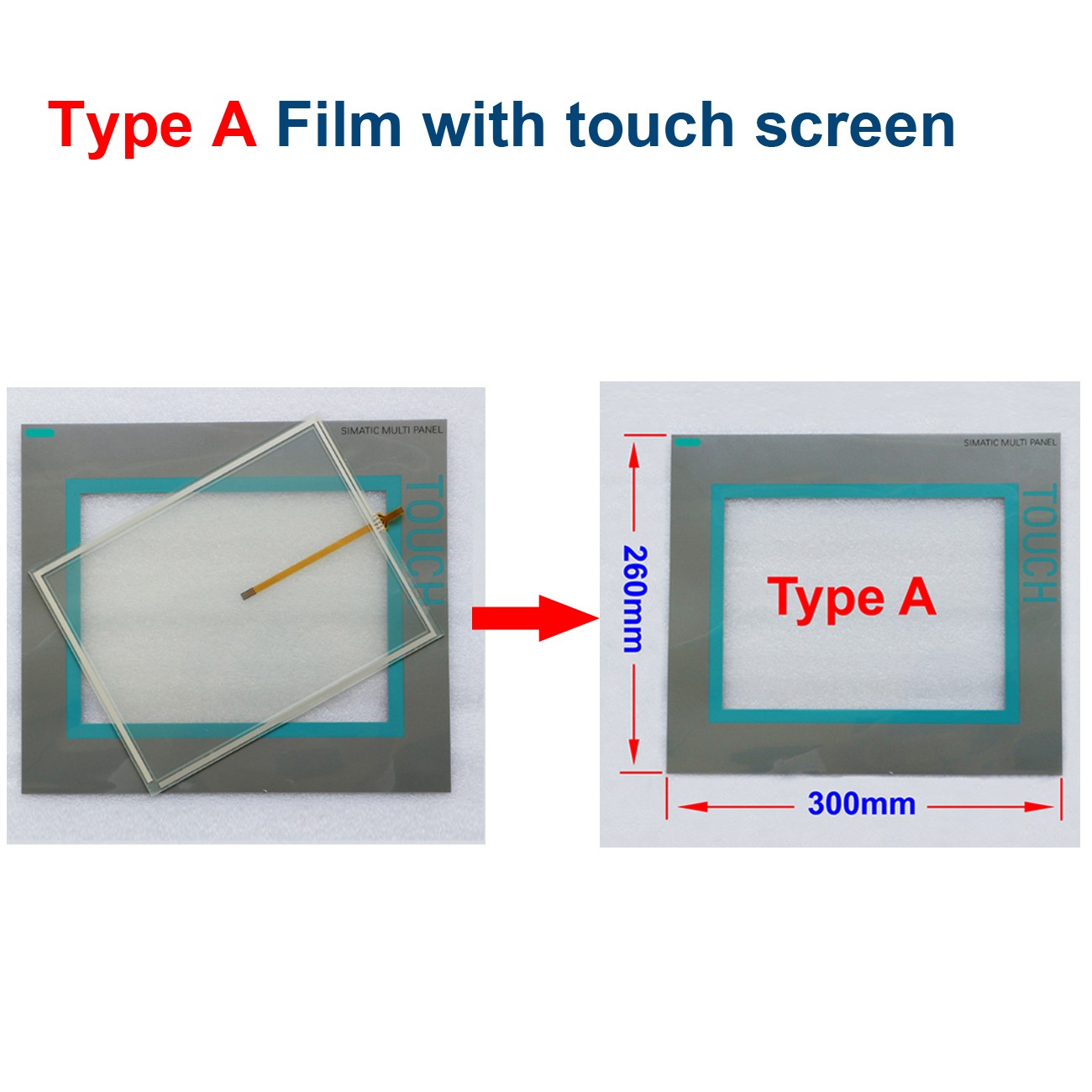 Touch Screen Panel with Front Overlay for MP277 10″ TOUCH V2 6AV6643-0CD01-1AX2