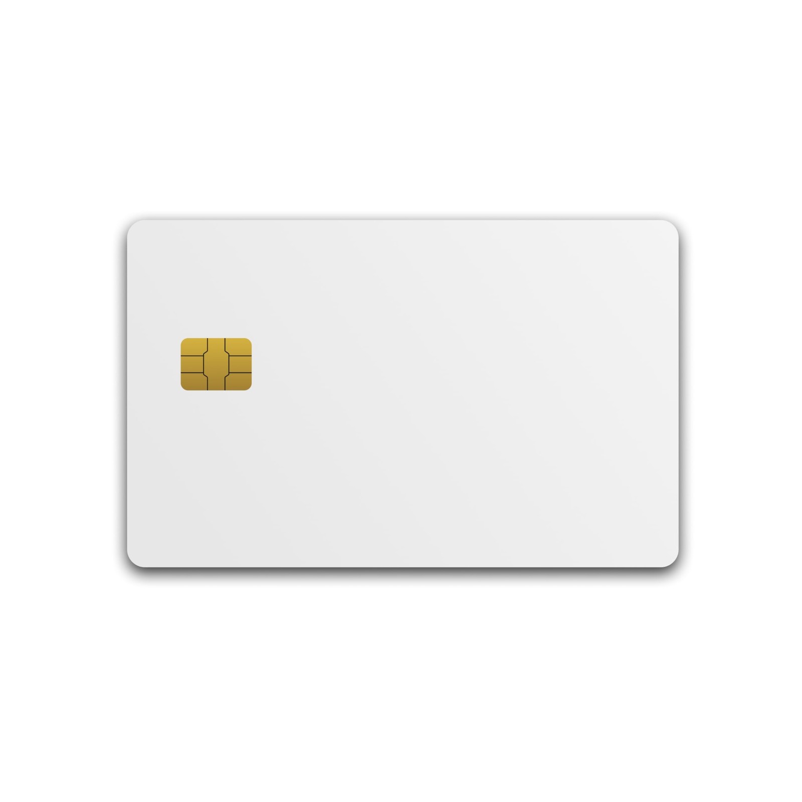 FIDO2 Security Key White PVC - Customizable NFC Card for 2FA MFA | Blank whit...