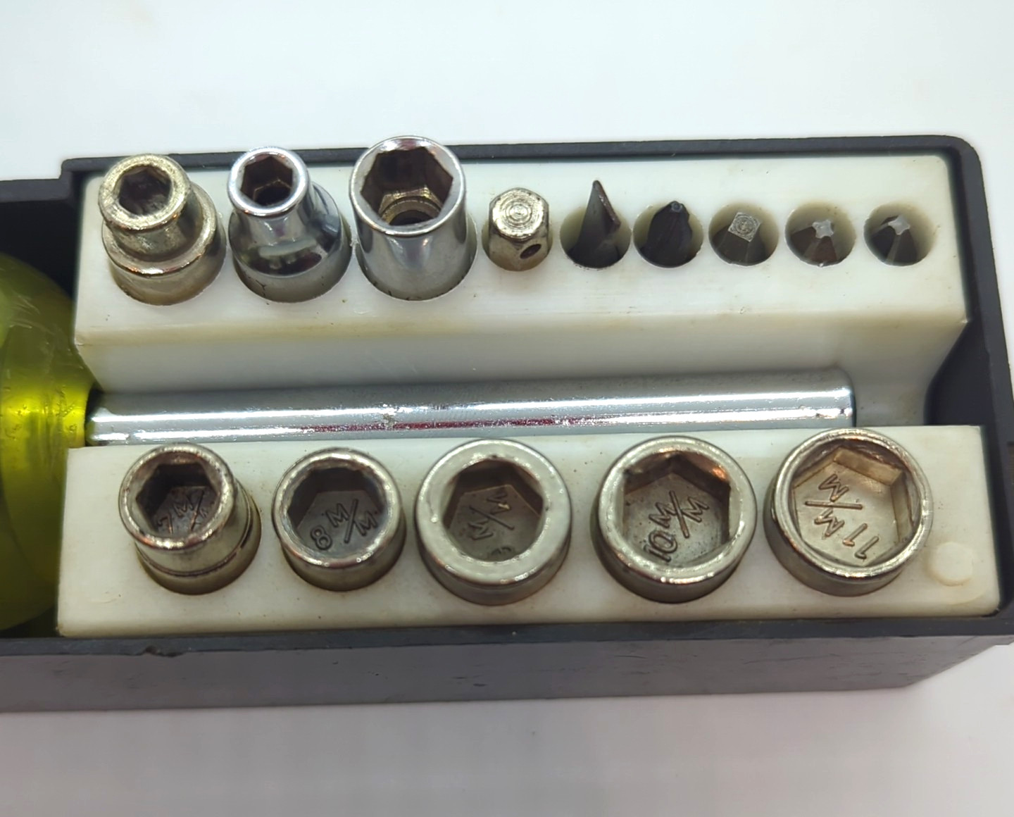 (2) Buffalo Super Driver - Bit & Sockets Ratcheting, 16 pc + Case SD-5 *Vintage*