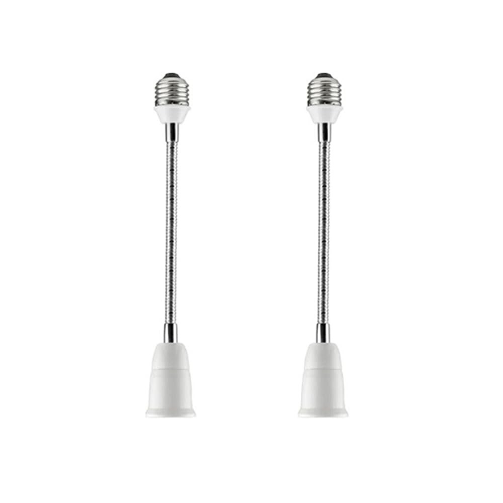 E26/E27 Light Socket Extender Adapter, 30cm/12 inch Bulb White