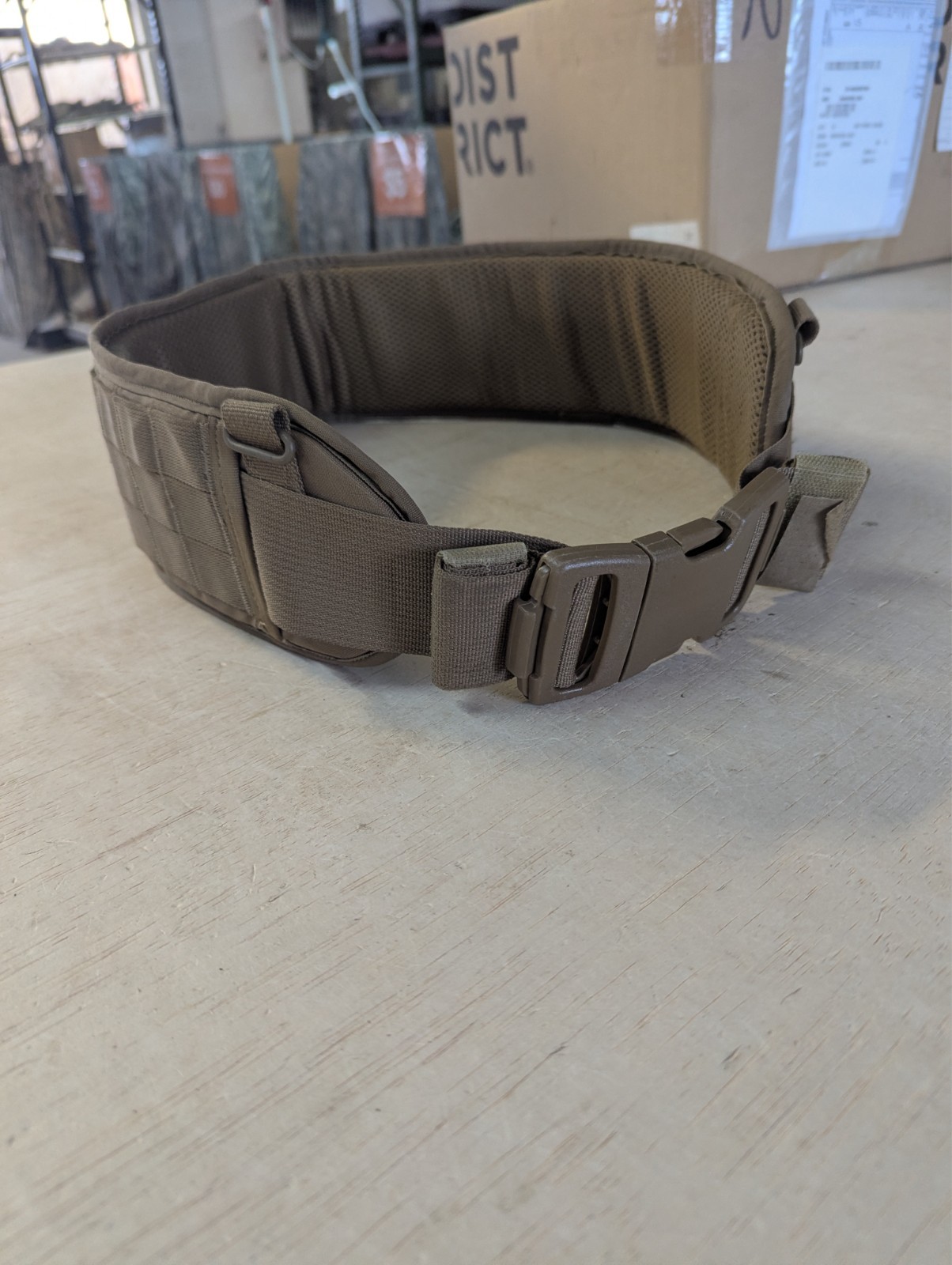 U.S. Military Padded War Belt Medium - Coyote