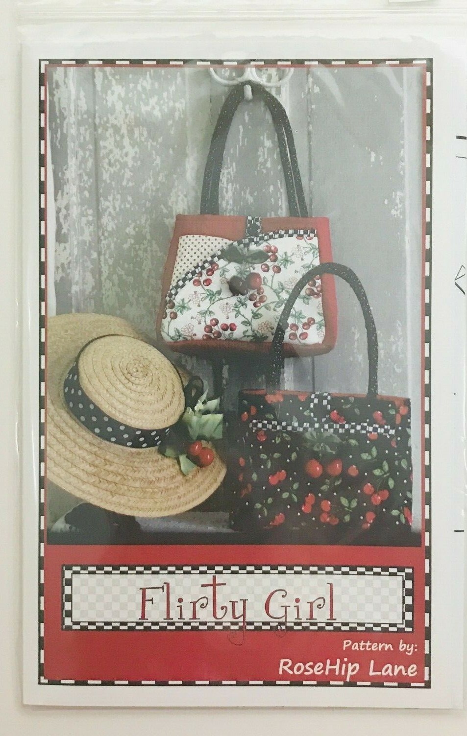 RoseHip Lane FLIRTY GIRL Handbag Sewing Instructions
