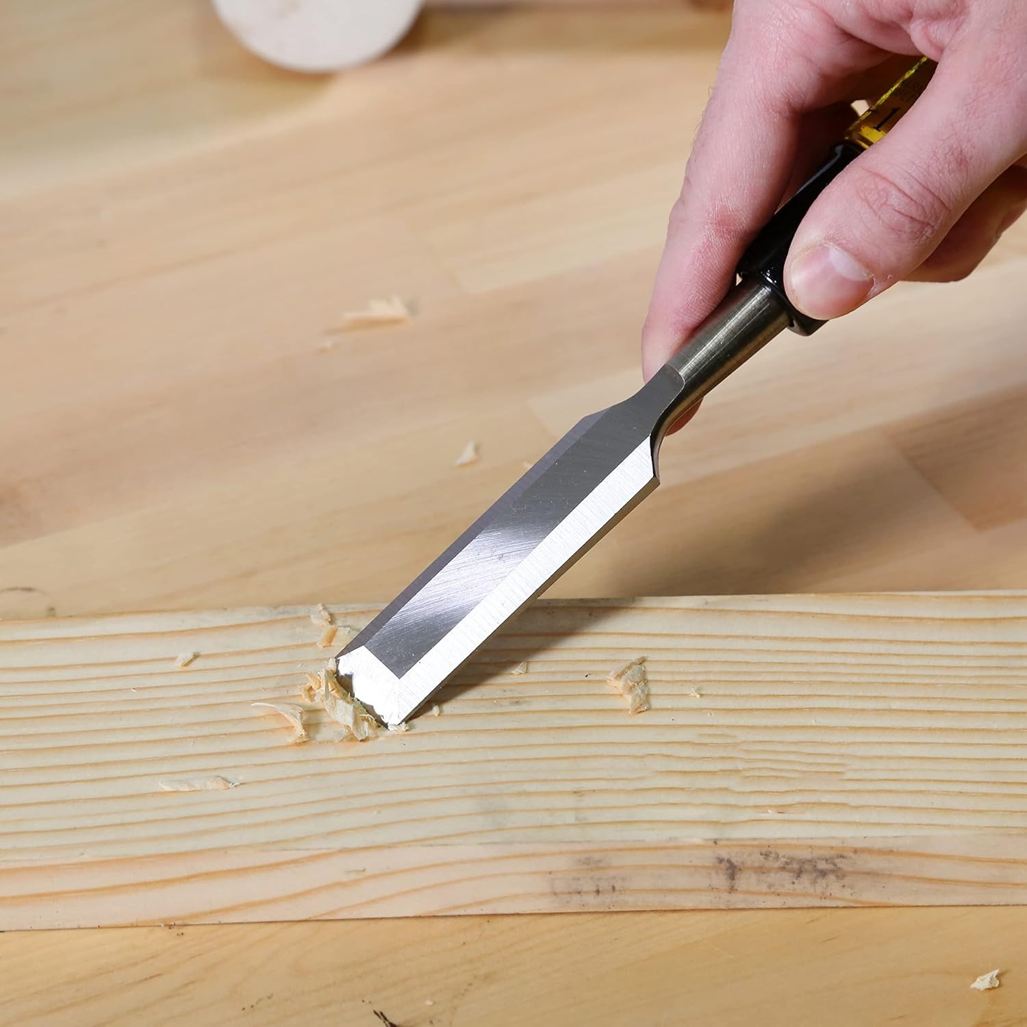 1 Inch Wood Chisel for Paring Finishing Woodworking Tool Tempered Steel USA M...