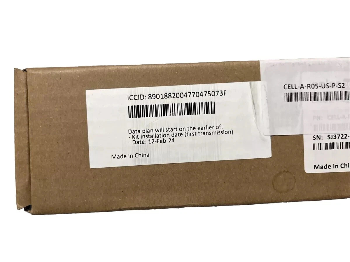 SolarEdge Cell-A-R05-US-P-S2 Cellular GSM  Plug-In Kit w Sim Card.