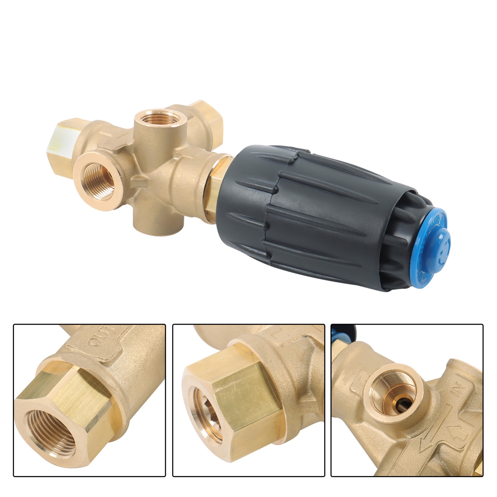 AR Unloader Valve 3/8" FNPT For Pressure Washer Pumps 3650 psi VRT3-250