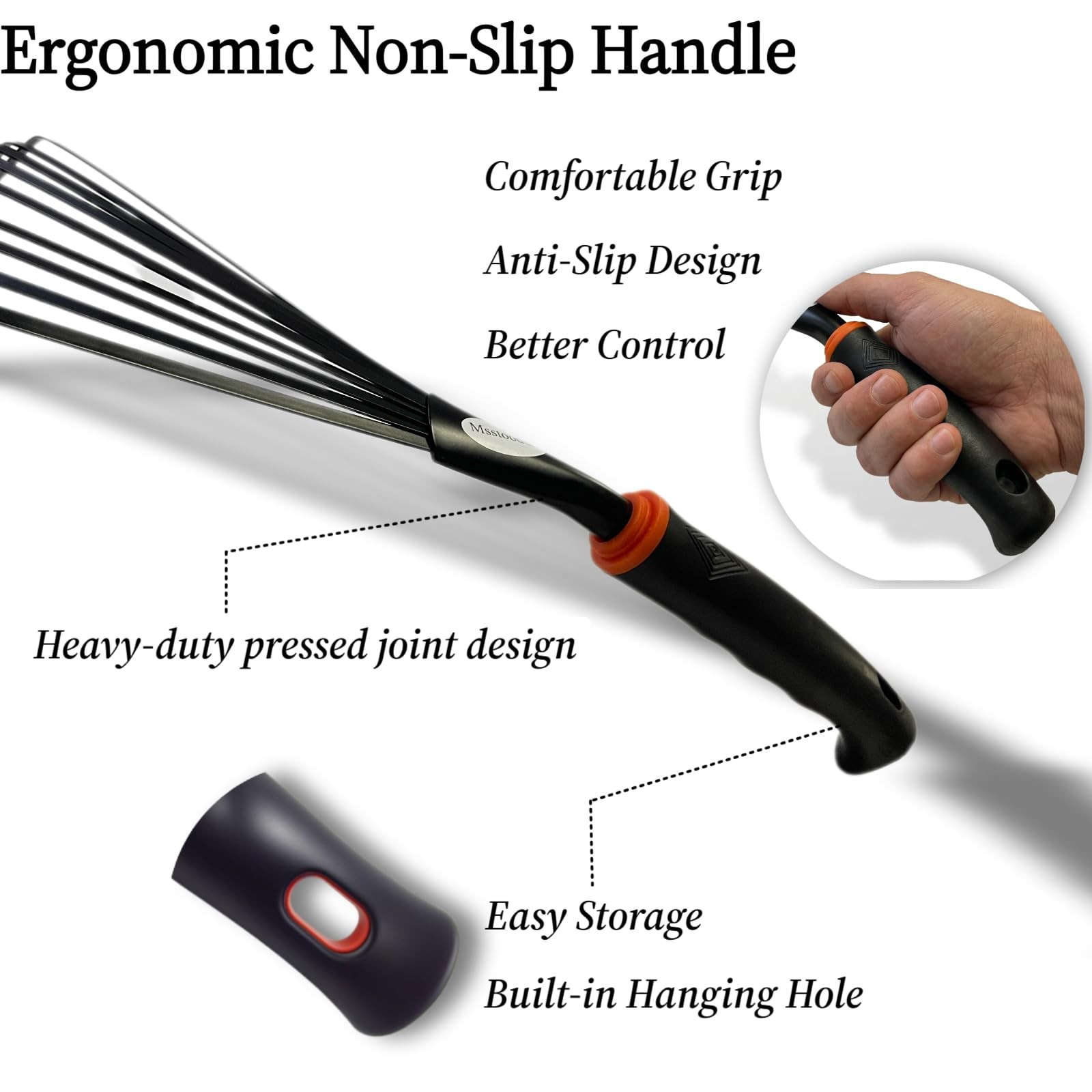 2 Pack Small Hand Rake for Gardening, Mini Leaf & Shrub Rake with Durable Ste...