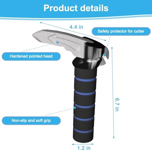 3 in 1 Car Door Handle for Elderly,Car Handle Assist,Support Handle Blue-1 Pack