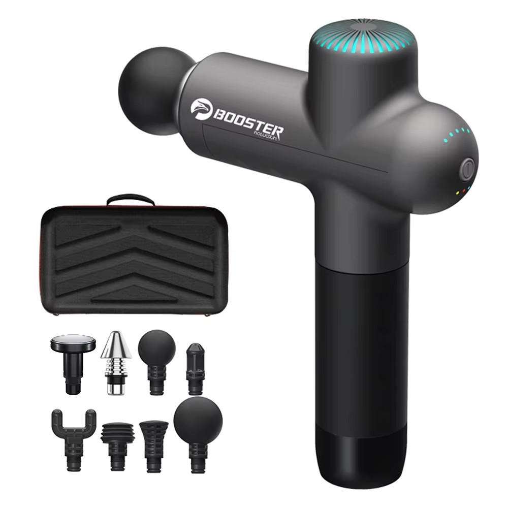Massage Gun Electric Neck Massager 7.4V Smart Hit Fascia Gun for Body Massage Re