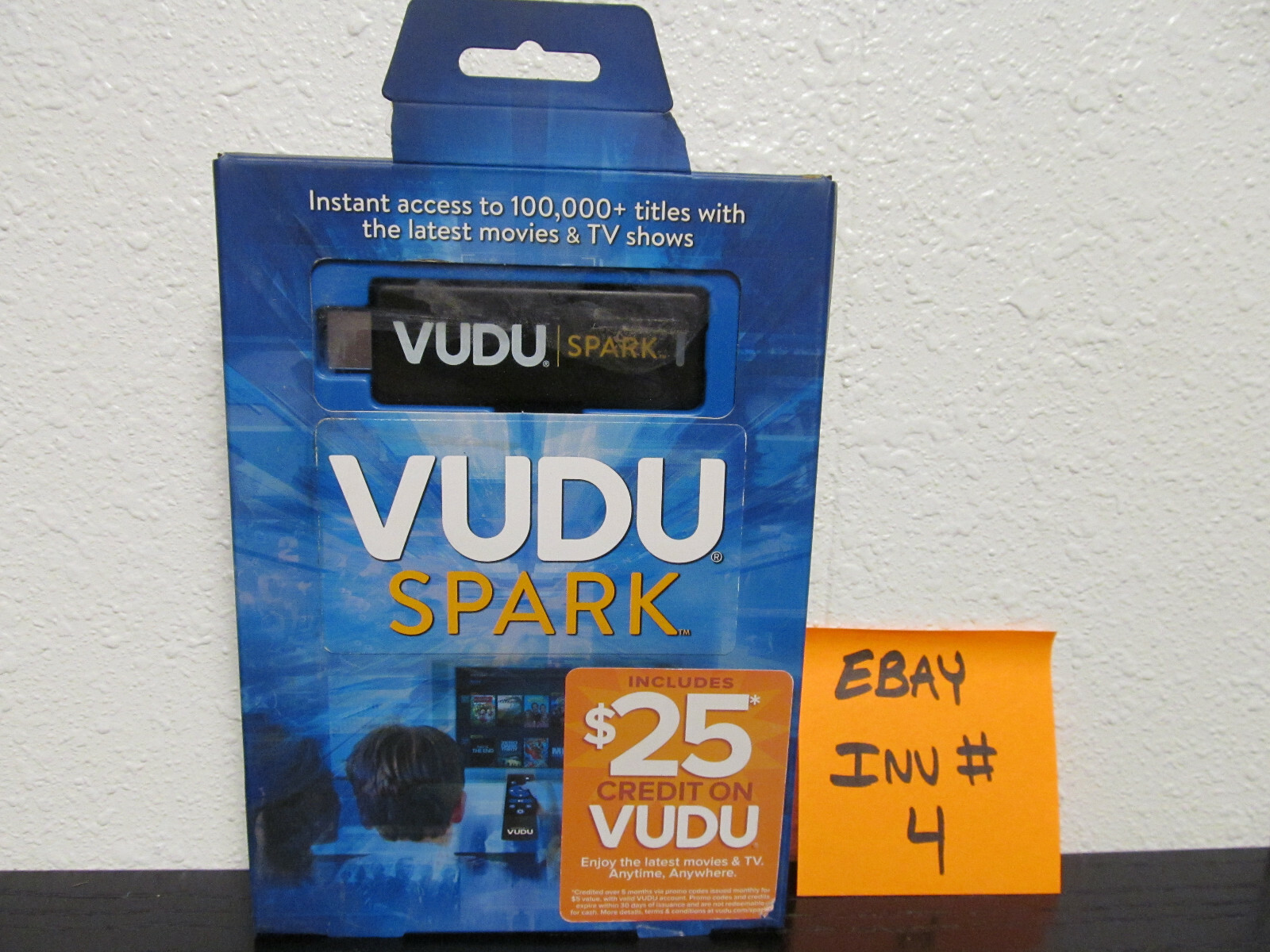 2014 VUDU Spark Digital Media Streaming Stick 100,000 Titles TV & Movies INV # 4