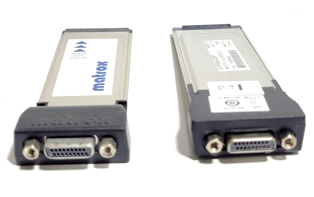 LOT OF 2 - Matrox ExpressCard/34 Host Card for MXO2 EXP34/ADP MD08710