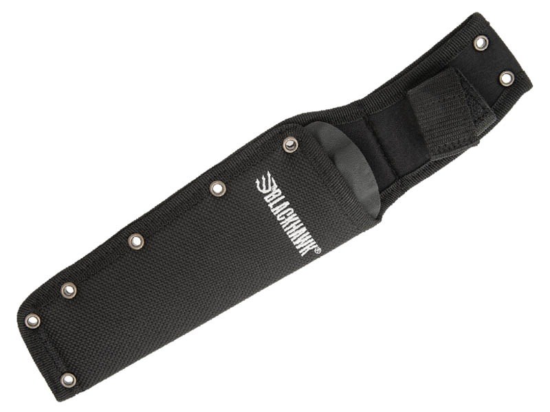 Blackhawk Nightedge Fixed Blade Knife, Combo Edge (BH15NE10BK)