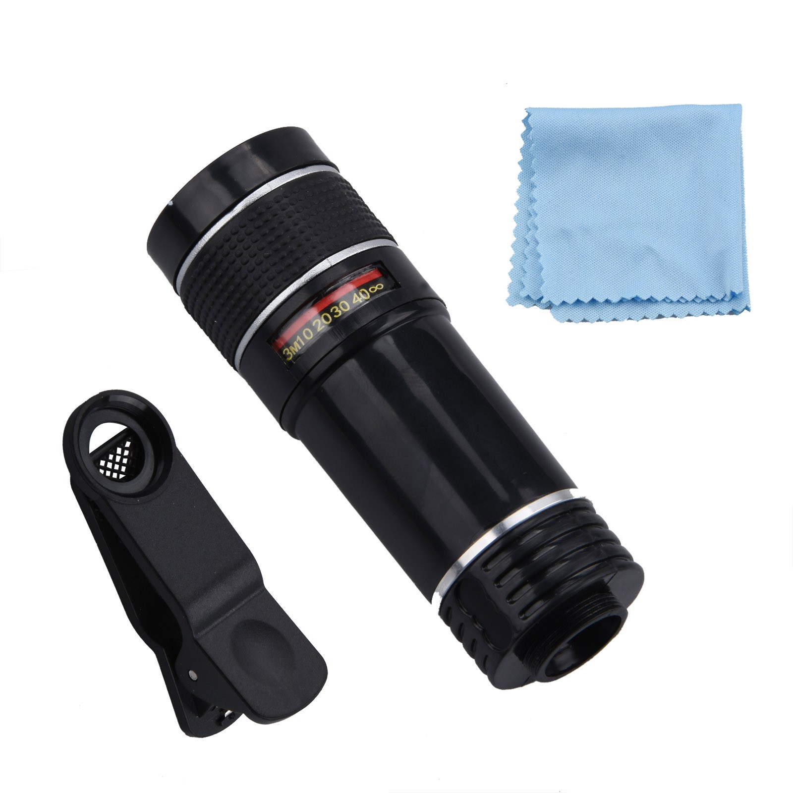 20X Adjustable Universal External Telephoto LensPhone Camera Spotting Scope