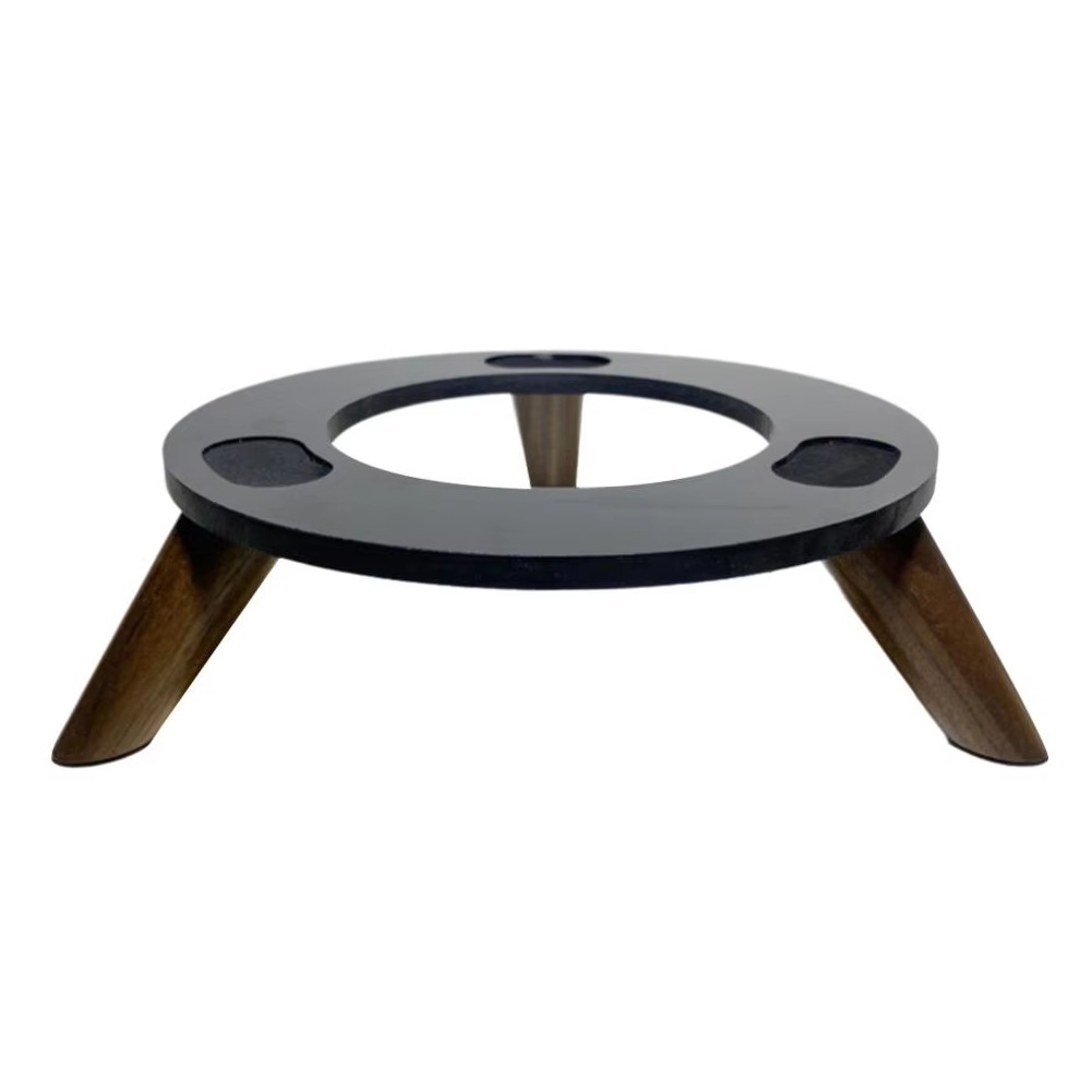 Solid Wood Base Thickened Nonslip Solid Wood Desktop Shock-Absorbing Audio4537