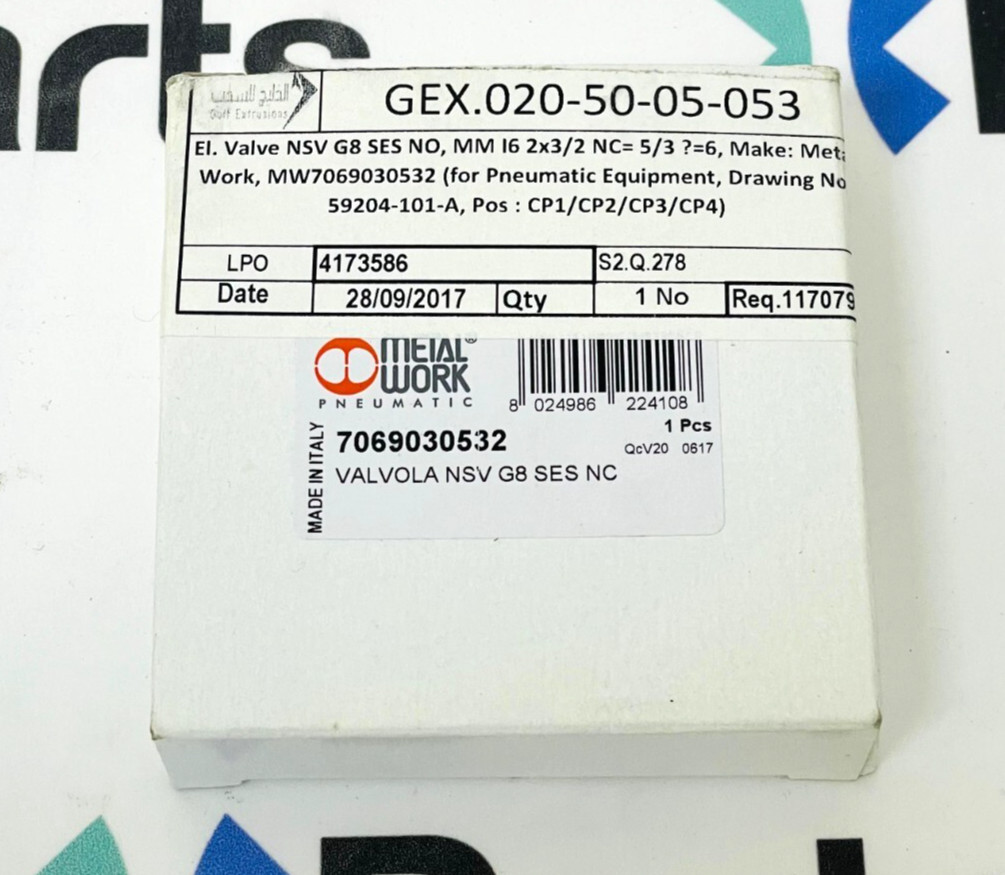 METAL WORK 7069030532 Solenoid Valve