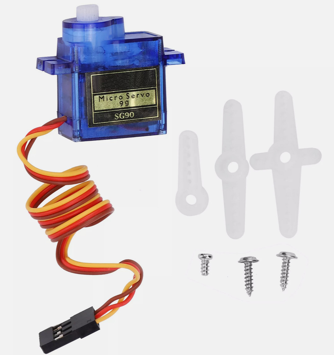 5 X Servo Motor Fixed Wing Airplane Model Remote DIY Driver Module SG90 - USA
