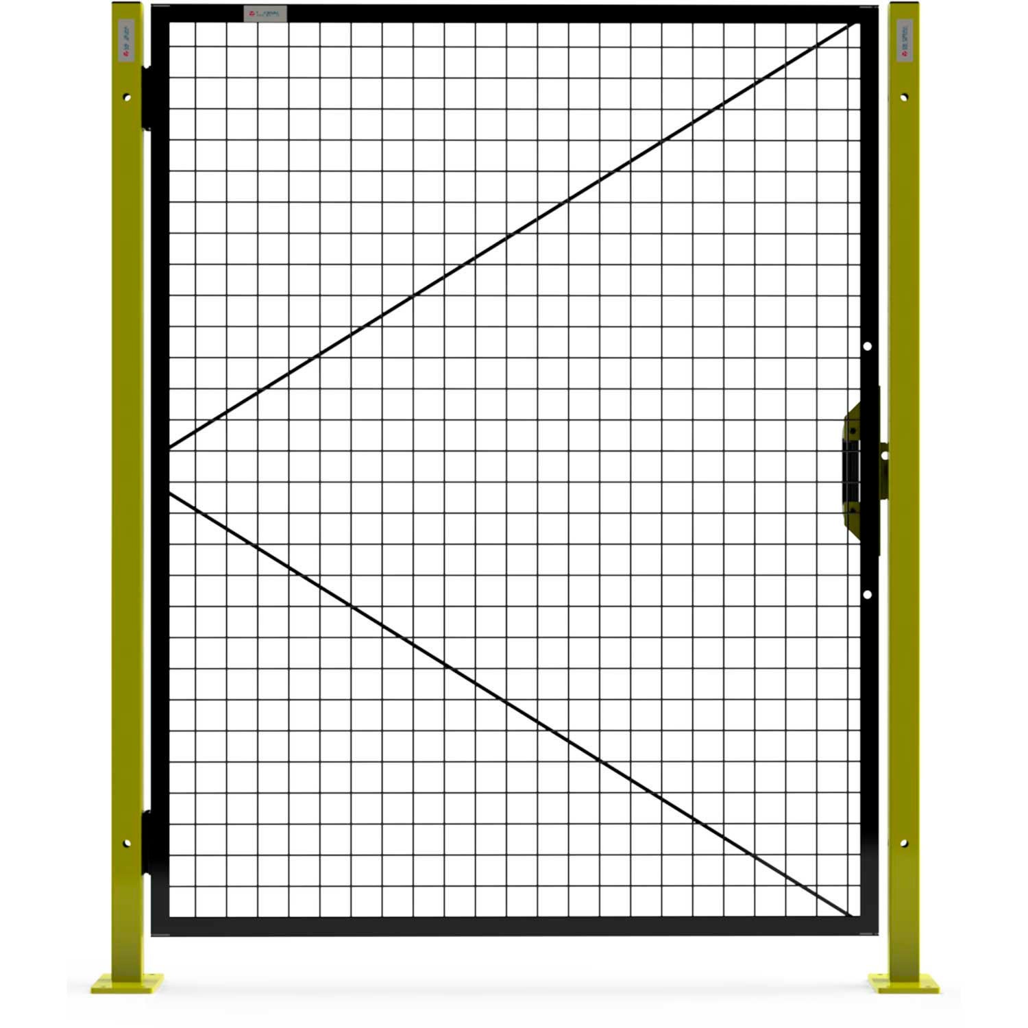 Global Industrial Machine Wire Guard Door 48"W Black