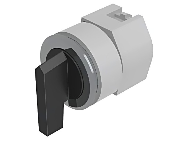 704.101.018 Switch: Rotary - 30mm rod.Pos: 2 black/silver Missing IP65 EAO