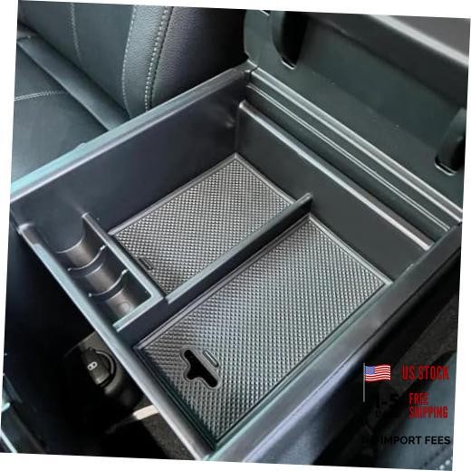 for 2024 2025 Telluride Center Console Organizer Tray for Kia Black Trim