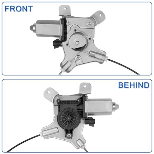 741-390 Rear Left Driver Side Power Window Regulator with Motor Compatible