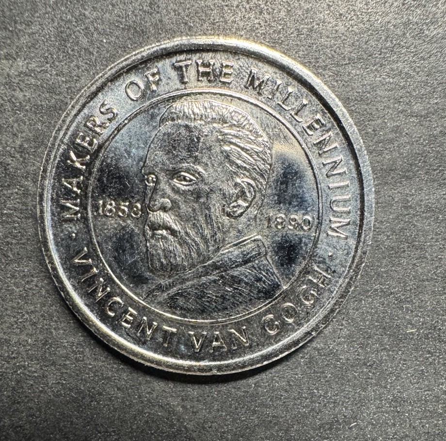 Sainsbury's Makers of the Millennium Vincent Van Gogh Token UK England Medal