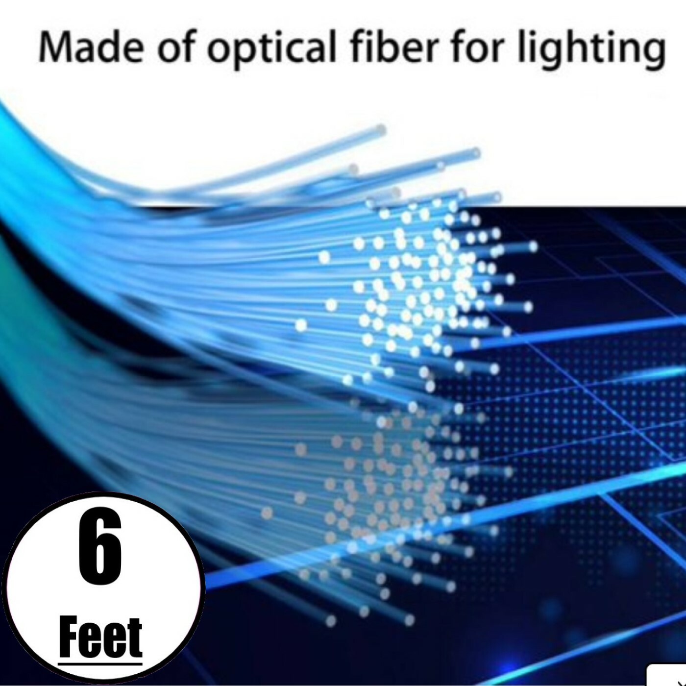2 Pack 6ft LED Fast Charge Light Up Cable Cord for Samsung Apple iPhone Galaxy