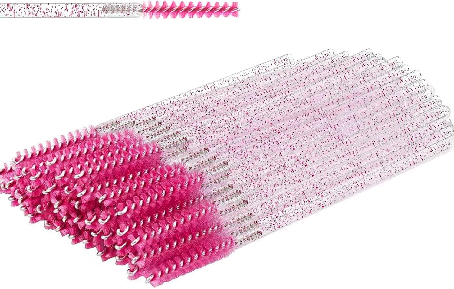 Skinny Mascara Wands Mini Eyelash Brushes Disposable Lash Spoolies Micro