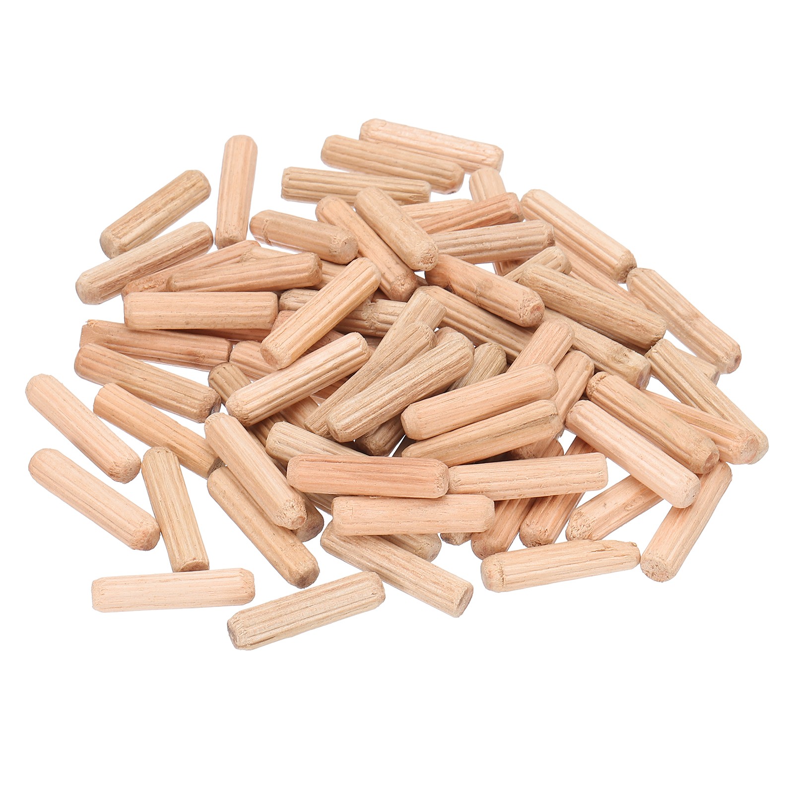1/4 Wooden Dowel Pins, 212 Pcs M6x25mm Wood Dowel Pins Hardwood Pegs