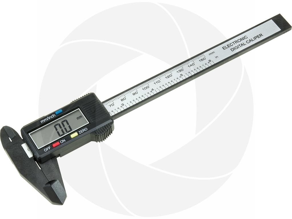 6inch 150mm Electronic Digital Caliper Ruler Carbon Fiber Vernier Depth Gauge