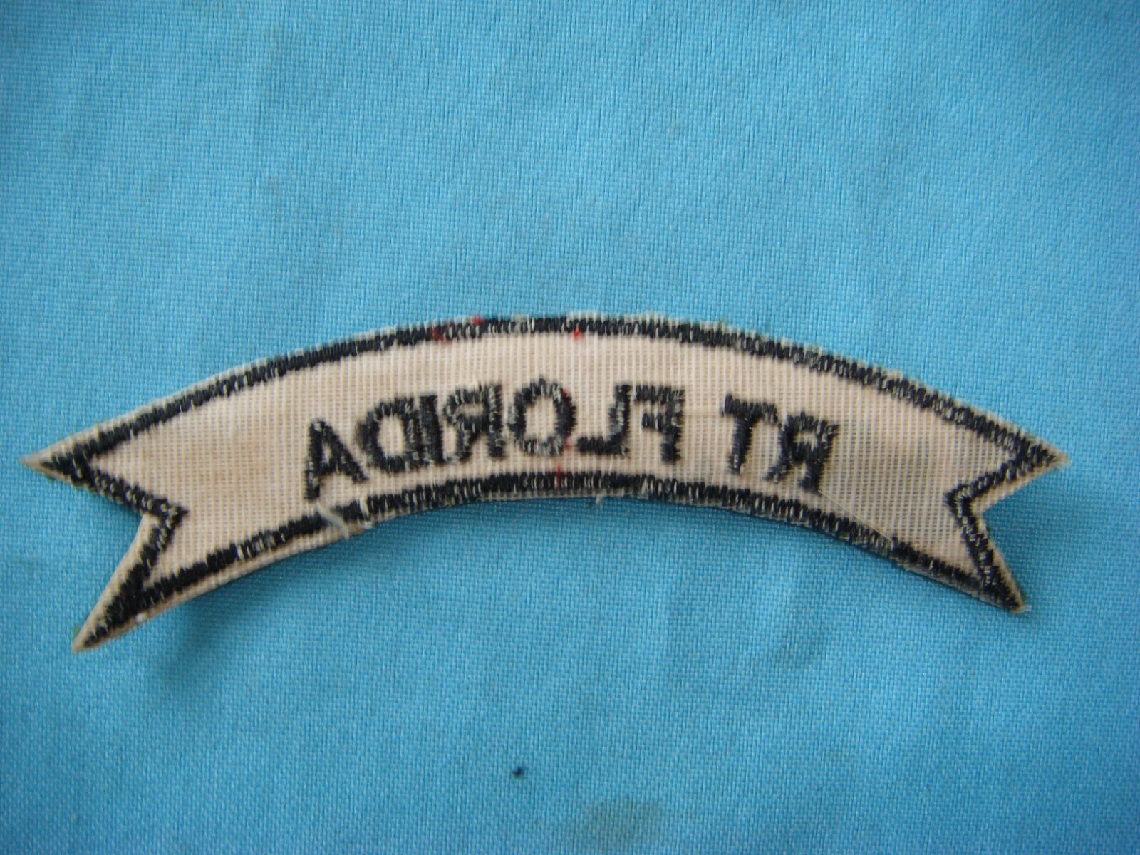 VIETNAM WAR SCROLL SUBDUED PATCH, US 5th SF Grp MACV-SOG RT FLORIDA CCC