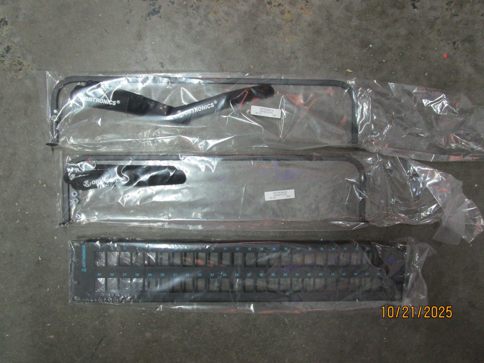 Ortronics OR-PHDPJU48 48 Port PJ Panel Kit Flat