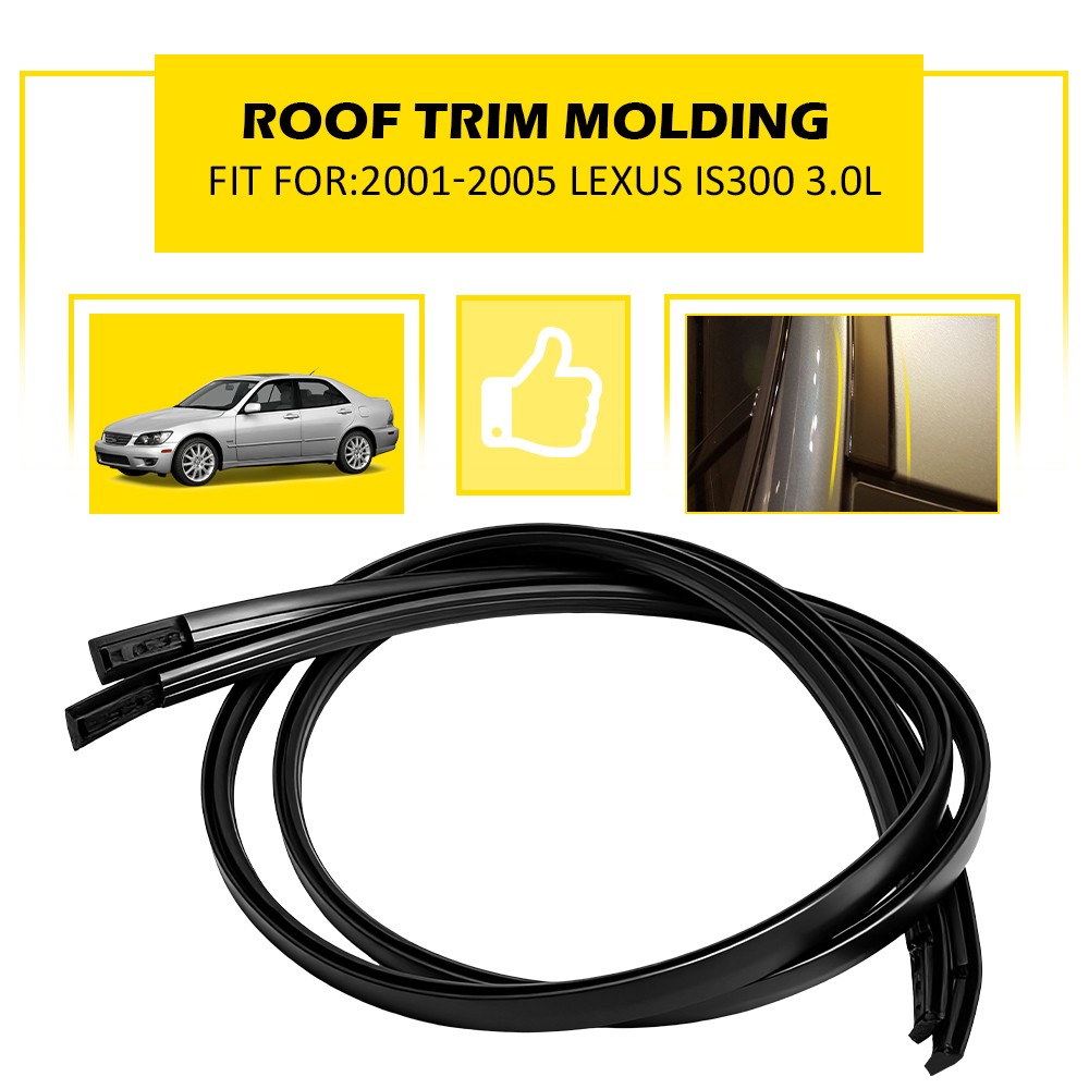 For TOYOTA Genuine LEXUS IS300 Altezza SXE10 Roof Side Drip Molding Rh & Lh SET