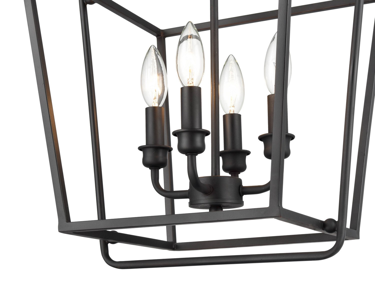 Millennium 15" Open Frame - Black 4-Light