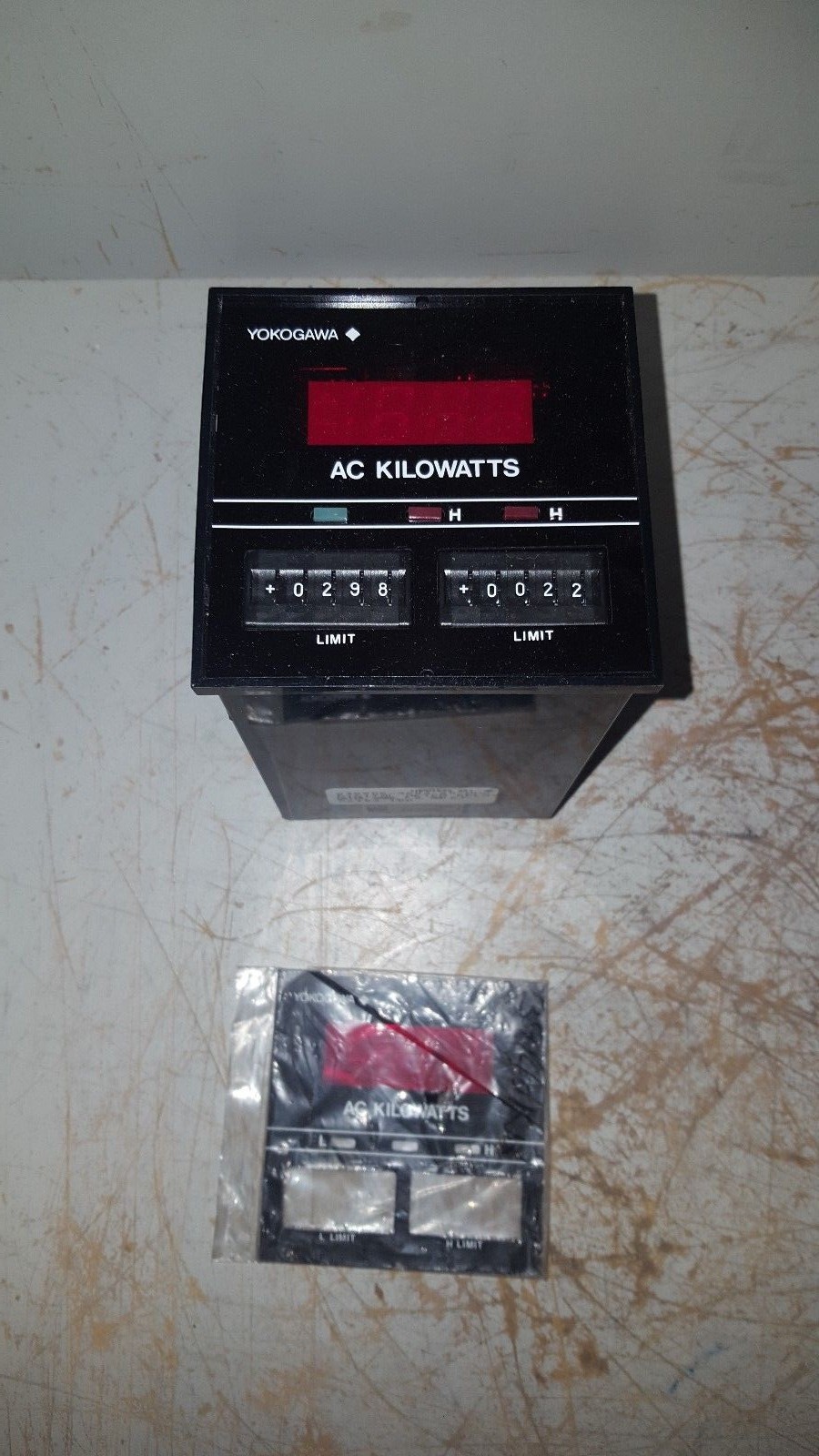 Yokogawa Digital Meter Relay AC Wattmeter, 5A, 120V, 235905-4004-60/DDG