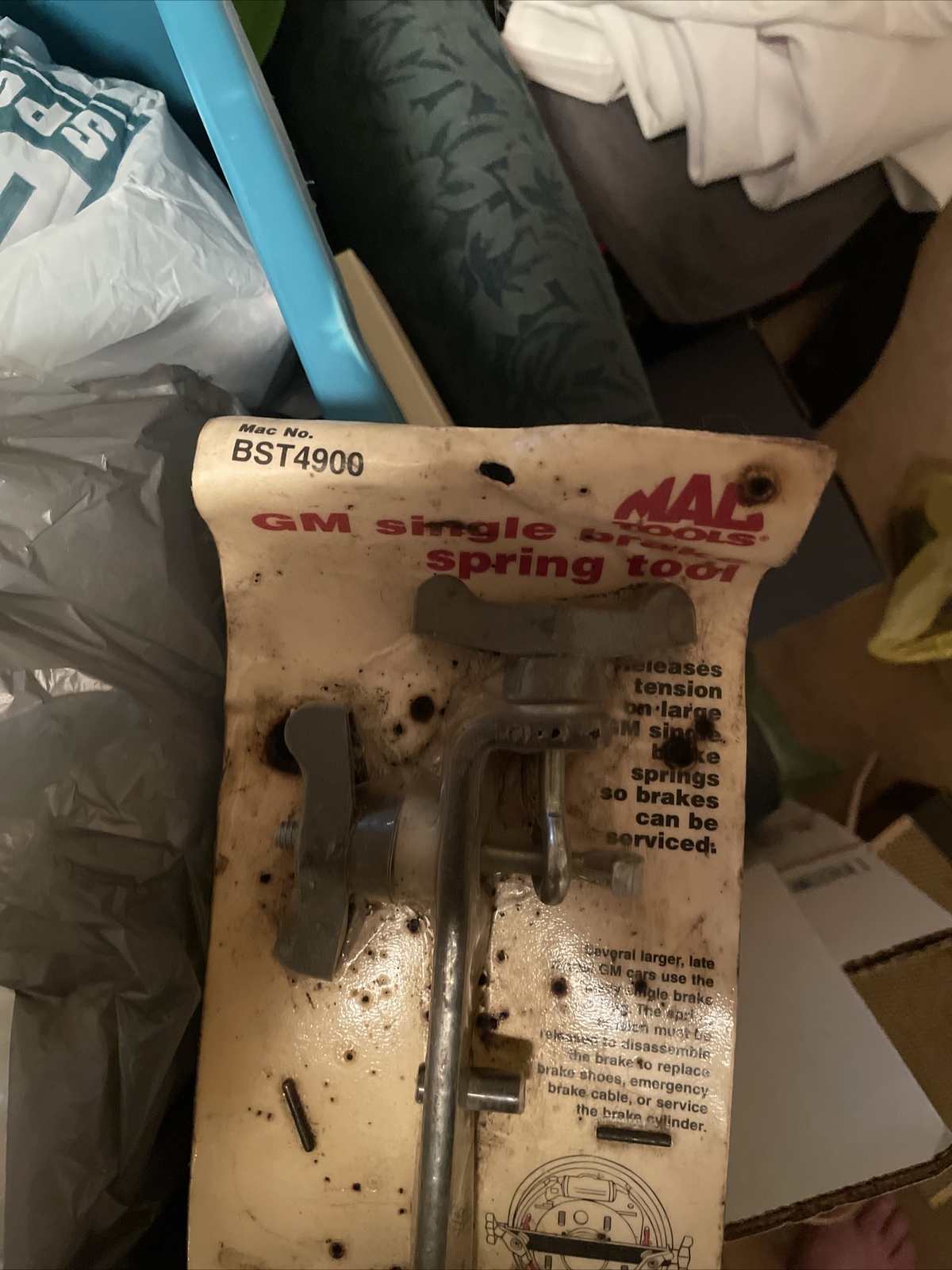 MAC TOOLS GM SINGLE SPRING BRAKE TOOL BST4900