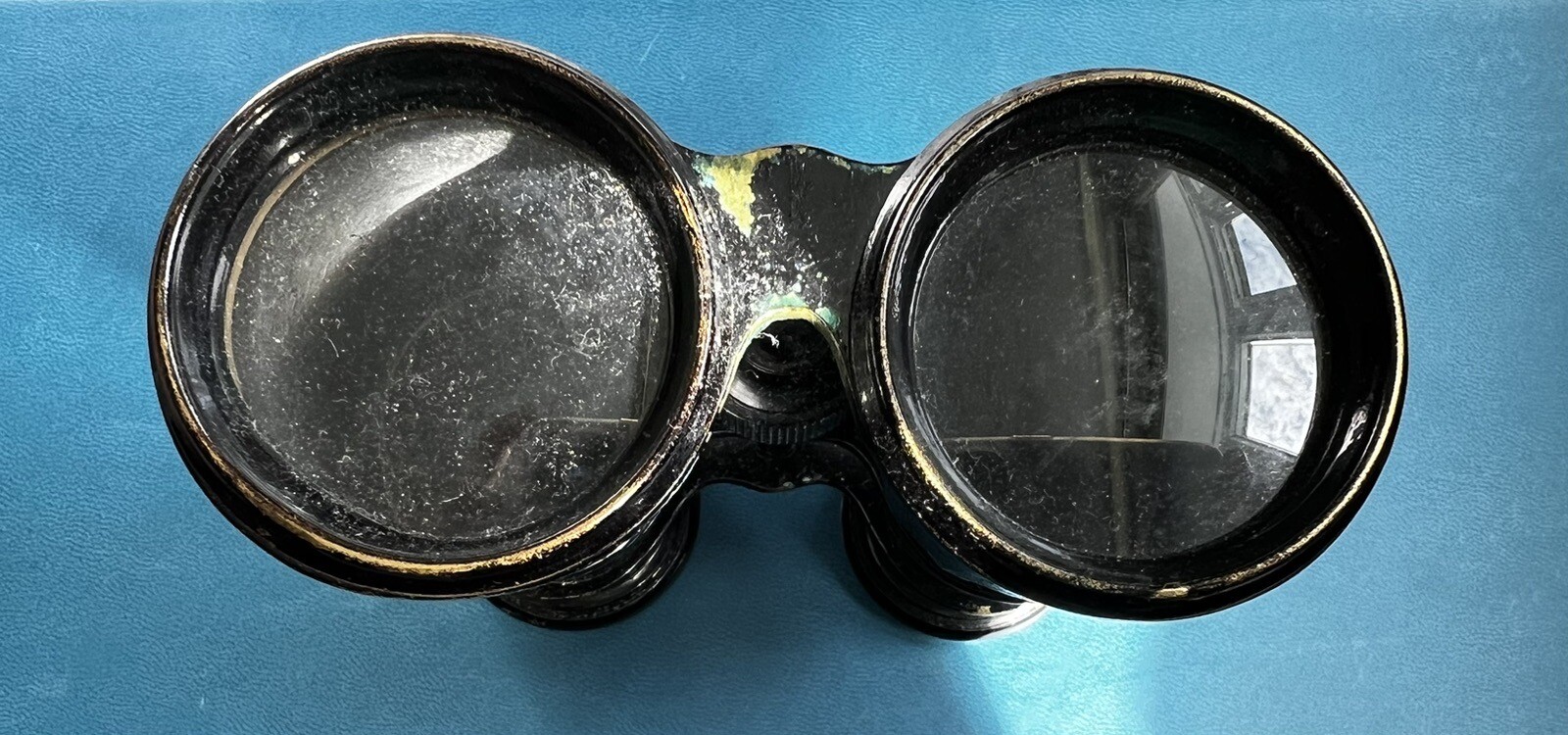 Adens Field Glass Leather Wrapped Binoculars