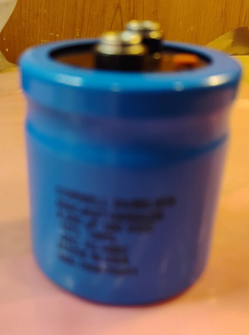 Cornell DK 4000 uF 100V Alum Electrolytic Capacitor 57mOhm Can-Screw Terminals
