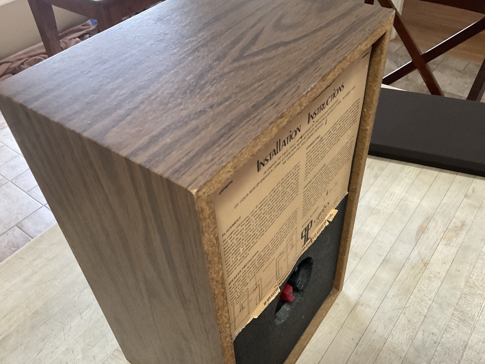 August Systems Grafyx SP-6 Single Speaker, Working, Video