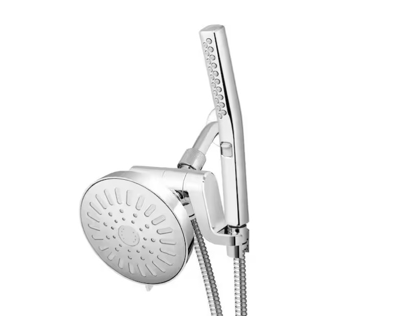 Waterpik YHW-433E/SBW-383MEB BodyWand 7-Spray Dual Fixed and Handheld Shower Hea