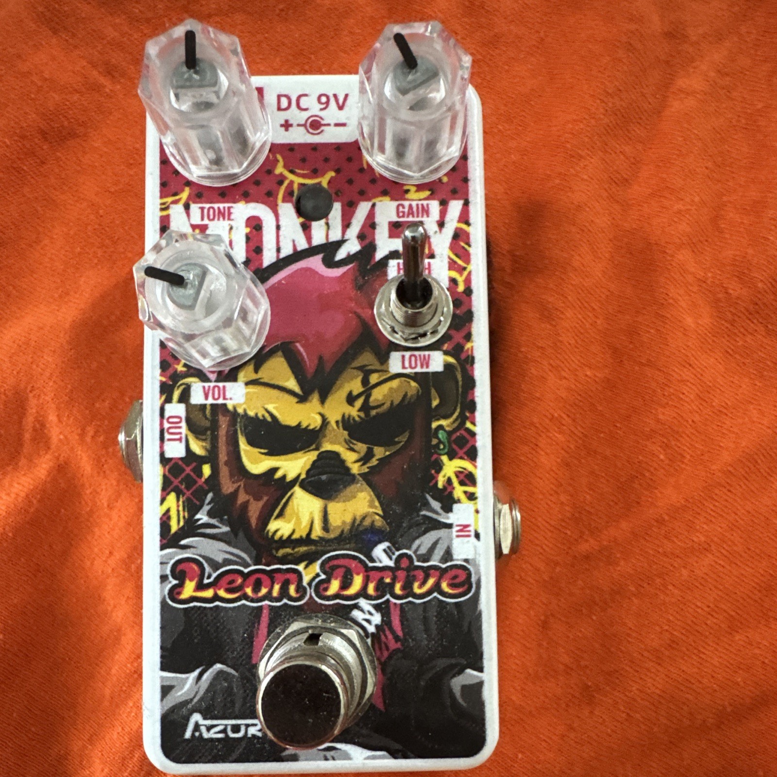 Azur Leon Drive CP-50 Analog Overdrive Guitar Effects Pedal for Electric Guitar