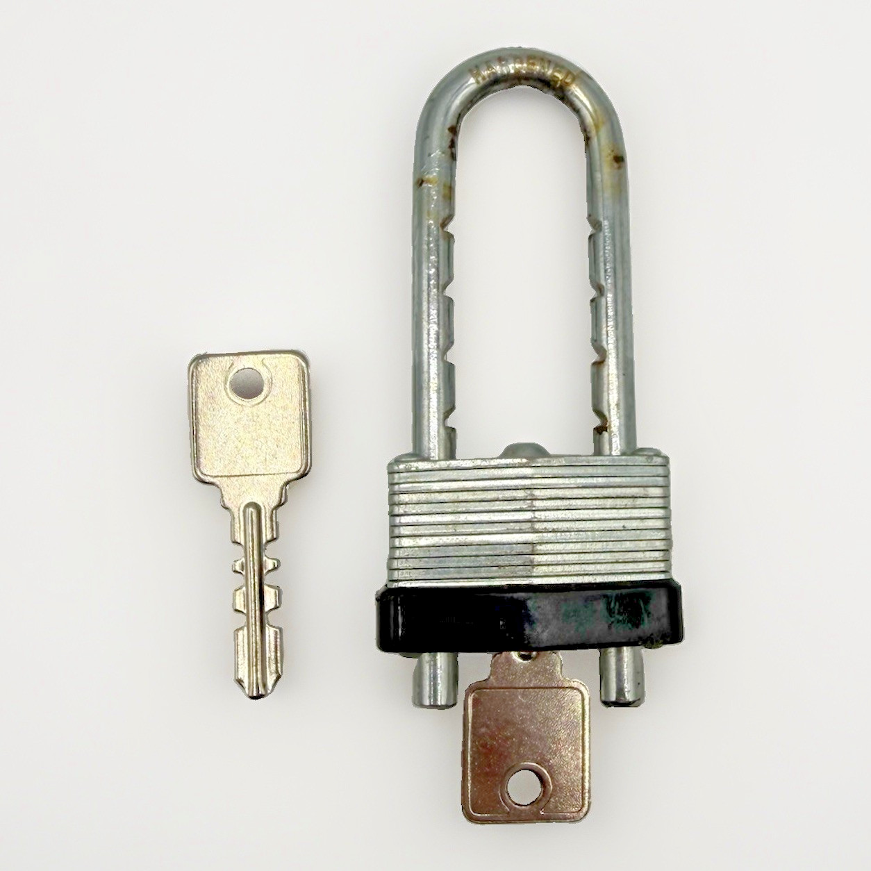Heavy Duty Adjustable Padlock Hardened Steel Security Lock with 2 Keys Gate Shed